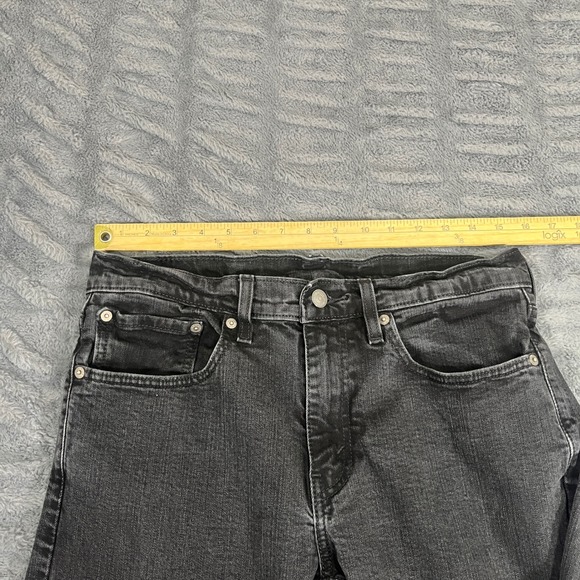 Levis 559 Relaxed Straight Mens Jeans 32x29 Faded Black Stretch Denim 00559-0239 - Picture 6 of 11